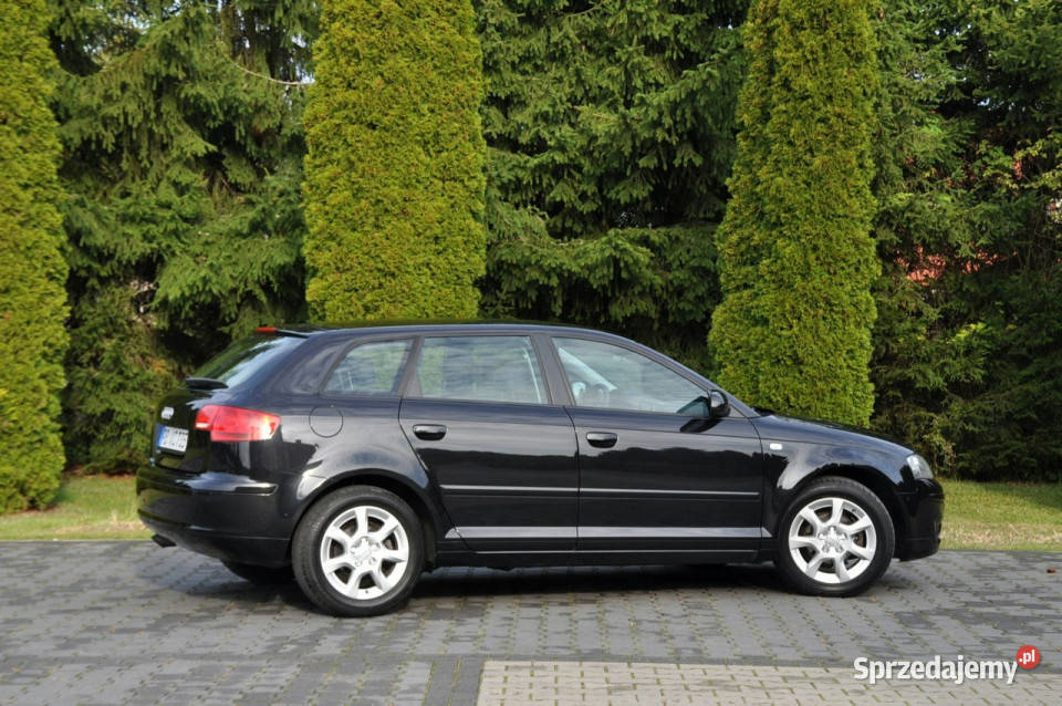 Audi A3 19TDI105CzarnaKlimatronikGrzane czujnik zmierzchu Ostrów Mazowiecka