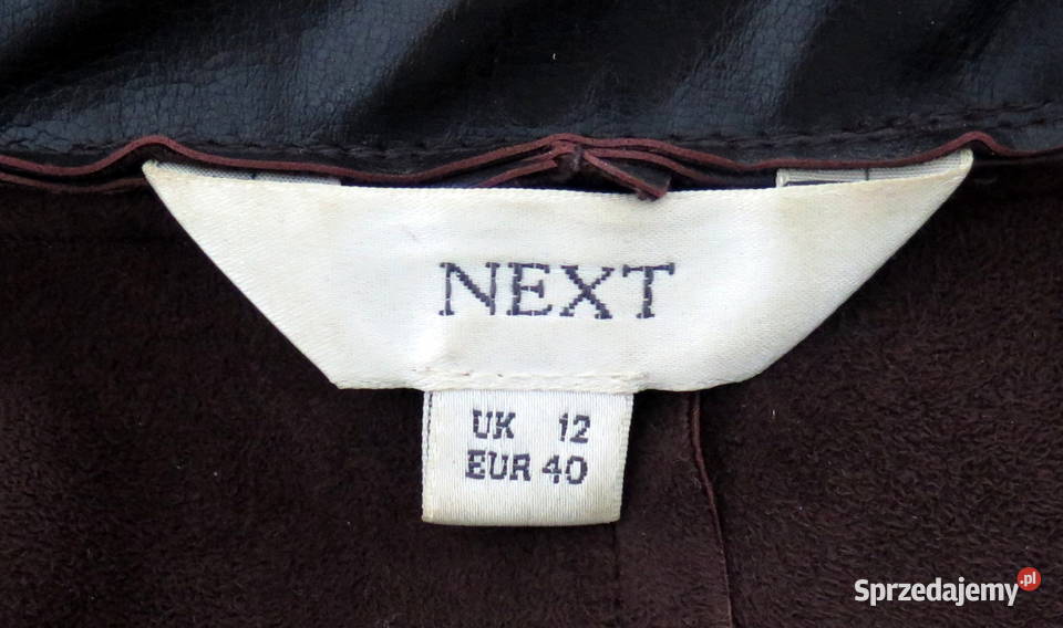 Piękny płaszcz ekoskóra NEXT r 40 L Komorniki