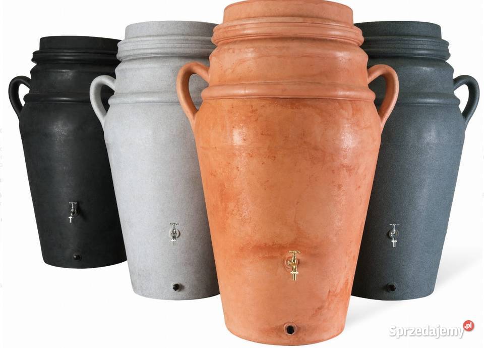 Zbiornik na deszczówkę Amfora 400L z pokrywą Łańcut