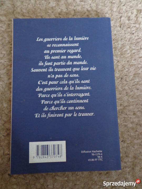 Manuel du Guerrier de la Lumire Paulo Coelhio literatura piękna - proza zagraniczna łódzkie Łódź