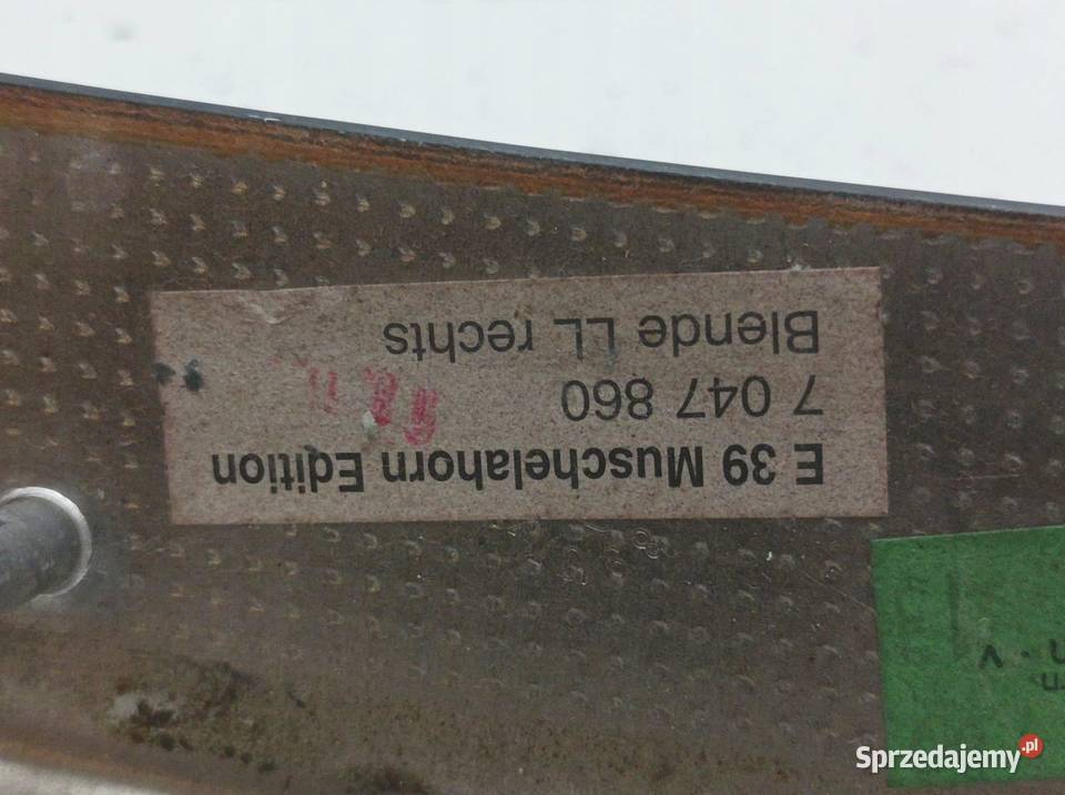 DEKOR LISTWA OZDOBNA DESKI KOMPLET Bmw Seria 5 Rok produkcji 2003