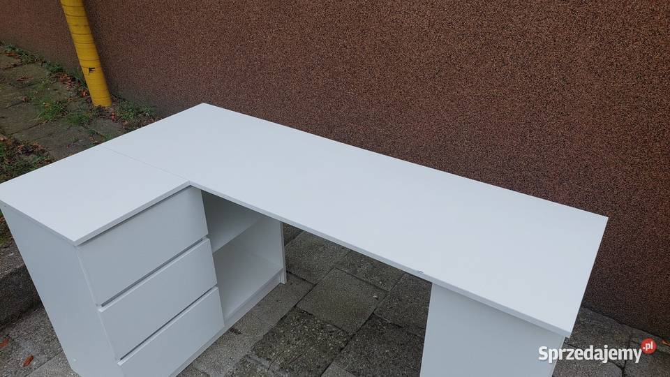 Biurko narożnikowe białe wielkopolskie Poznań