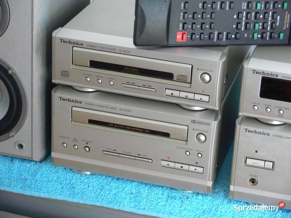 Wieża Technics SEHD301 pilot kolumny WYSYŁKA Jasło