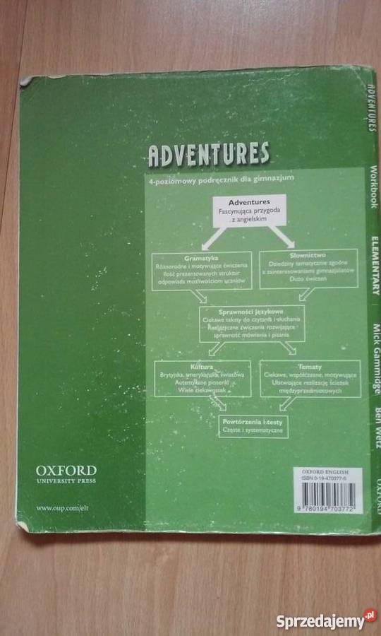 Adventures Workbook Szczecin sprzedam