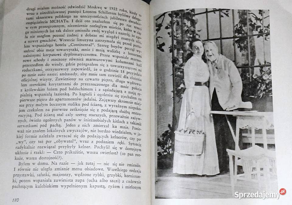 Gawędy starego komedianta Aleksander Zelwerowicz miękka z obwolutą Chełm sprzedam