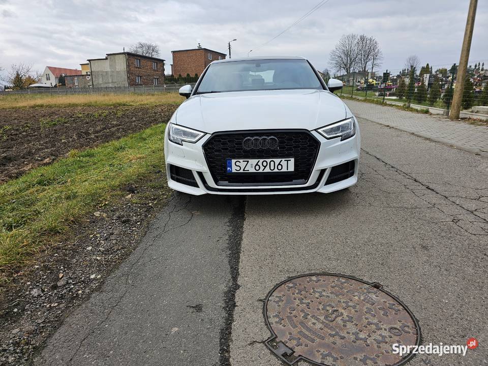 Audi a3 8v sedan 20tfsi 190 SLine skóry Rok produkcji 2017 Zabrze
