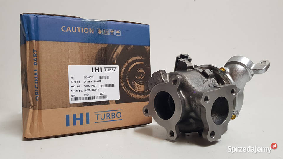 Turbosprężarka IHI VB37 VB23 VAD20027 Turbosprężarki Siedlce sprzedam