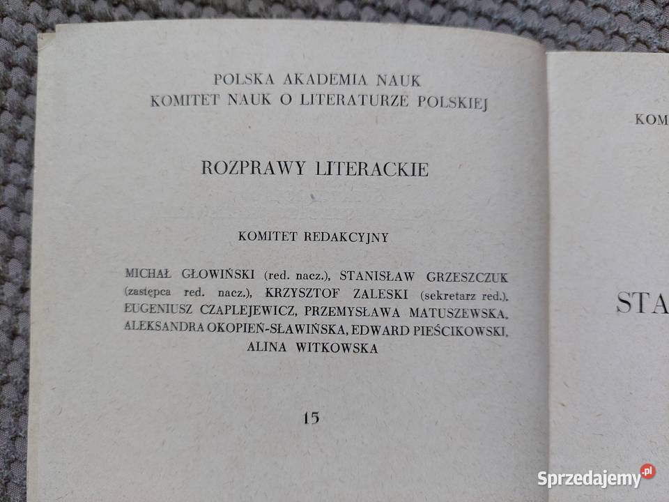 Światopogląd Stanisława Ignacego Witkiewicza Rok wydania 1976 Kraków sprzedam