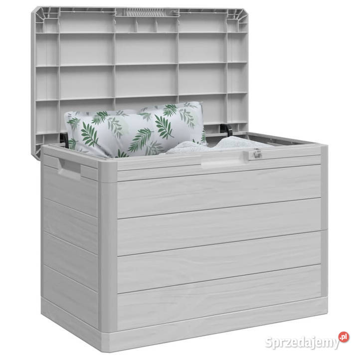 Ogrodowa skrzynia na poduszki szara 775x445x53 Warszawa sprzedam