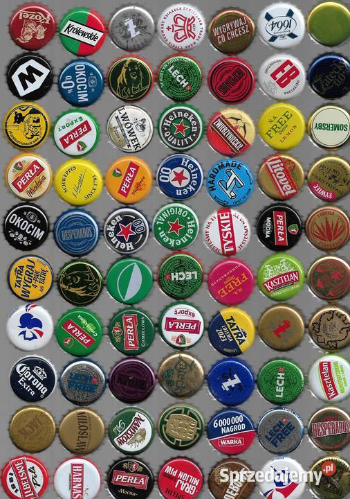 Kapsle polskie z piwa zestaw 22 Puławy sprzedam