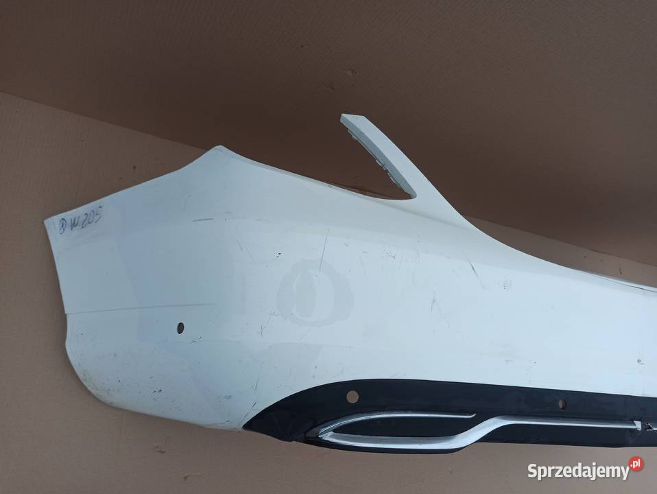 MERCEDES CKLASA W205 SEDAN ZDERZAK TYŁ TYLNY Bieleń