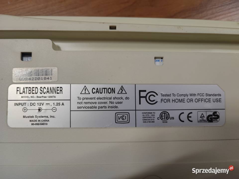 Skaner Mustek BearPaw 1200TA Lublin