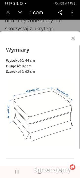 Sprzedam dwie sztuki podnóżków Ikea Ektorp Słupsk sprzedam