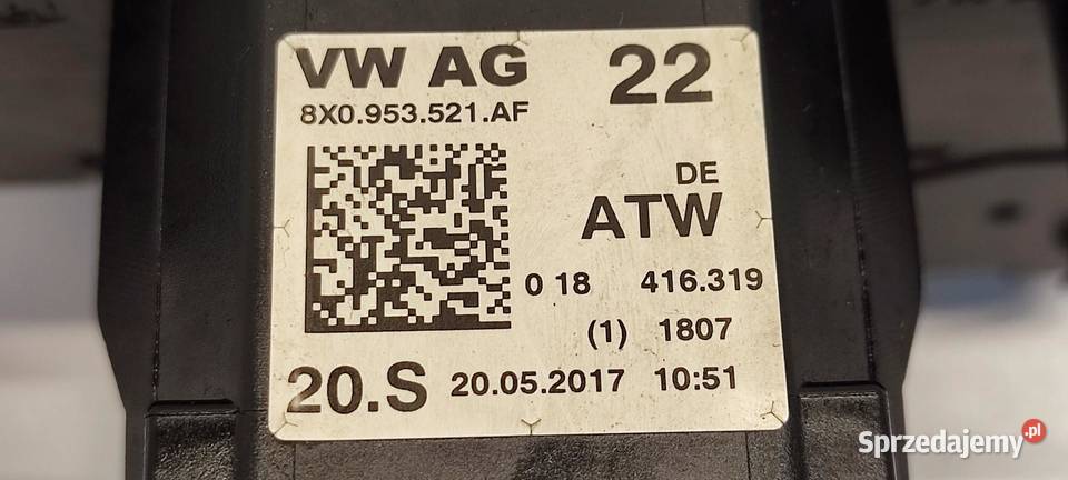 AUDI Q3 8U MANETKI TAŚMA 8X0953521AF 8X0953502B