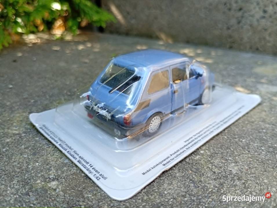 FIAT 126P BIS model kolekcja 143 kultowe auta Modelarstwo Warszawa sprzedam