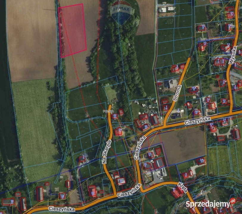 Widokowa działka rolna w Beskidach utwardzona Puńców