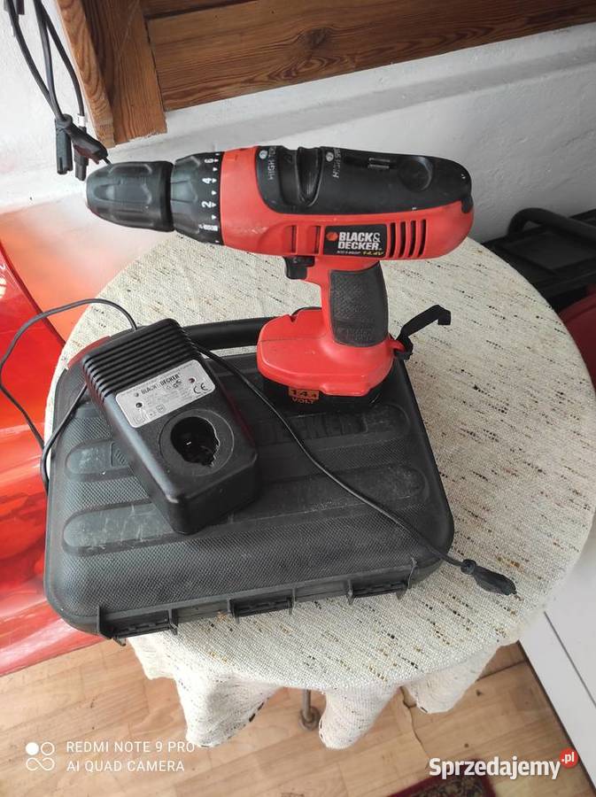 zakrętarko wkrętarka Black Decker kpl skrzynka dolnośląskie Lubin