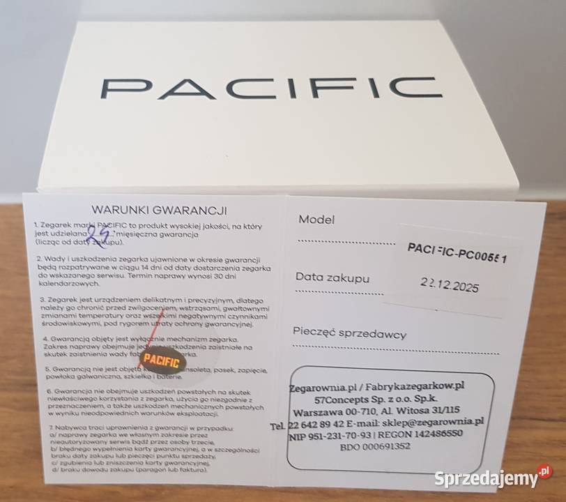 Pacific PC00551 Zegarek damski Gwarancja Golina