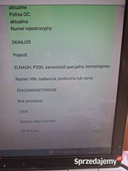 kamper półintegra mały przebieg dolnośląskie Kamienna Góra