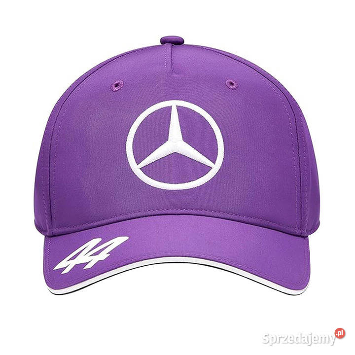 Czapeczka z daszkiem fiolet Mercedes AMG Nakrycia głowy sprzedam
