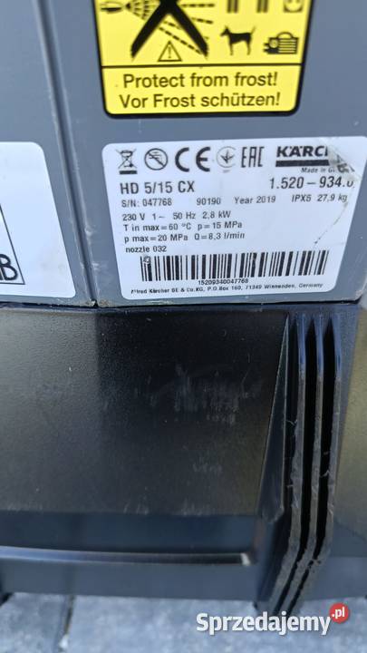 Myjka Karcher HD 515 CX zwijacz 15 m węża 150 Radom