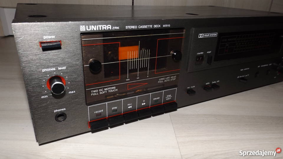 Magnetofon Deck Unitra ZRK M9115 Sprawny Grodziczno sprzedam
