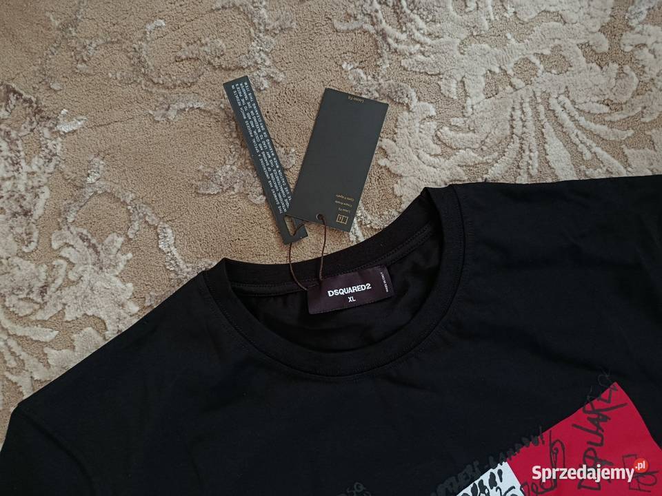 Tshirt męski Dsquared2 Regular Fit nowoczesny Dsquared Białystok sprzedam