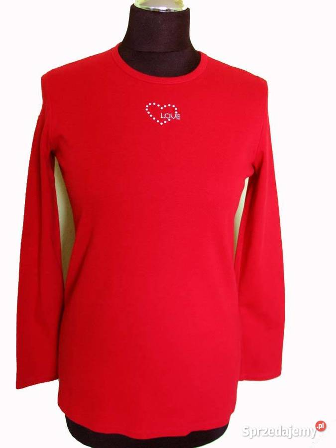 Bluzka czerwona bawełna 42 XL biust 90 110 Siedlce sprzedam