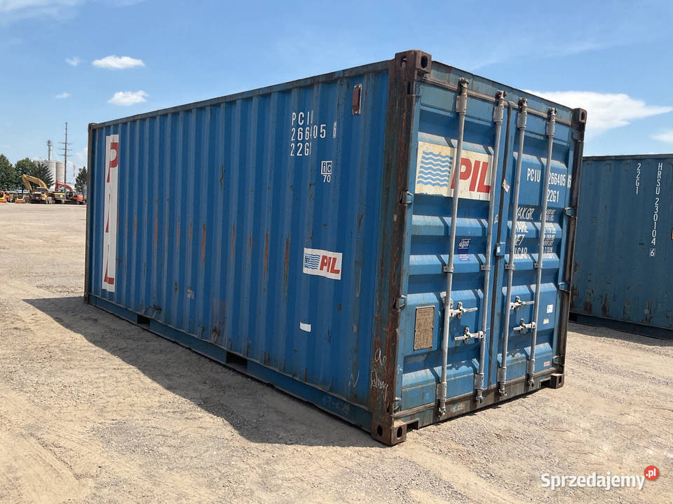 Kontener morski magazyn 20DV 6 metrowy używany Biznes i Przemysł Grudziądz
