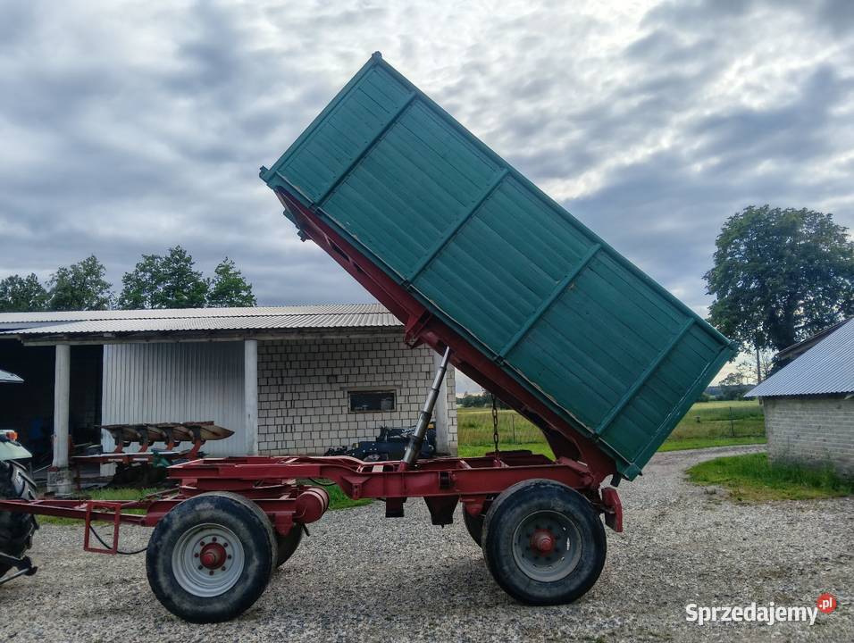 Przyczepa 9 ton zarejestrowana nieuszkodzony Liwki Szlacheckie
