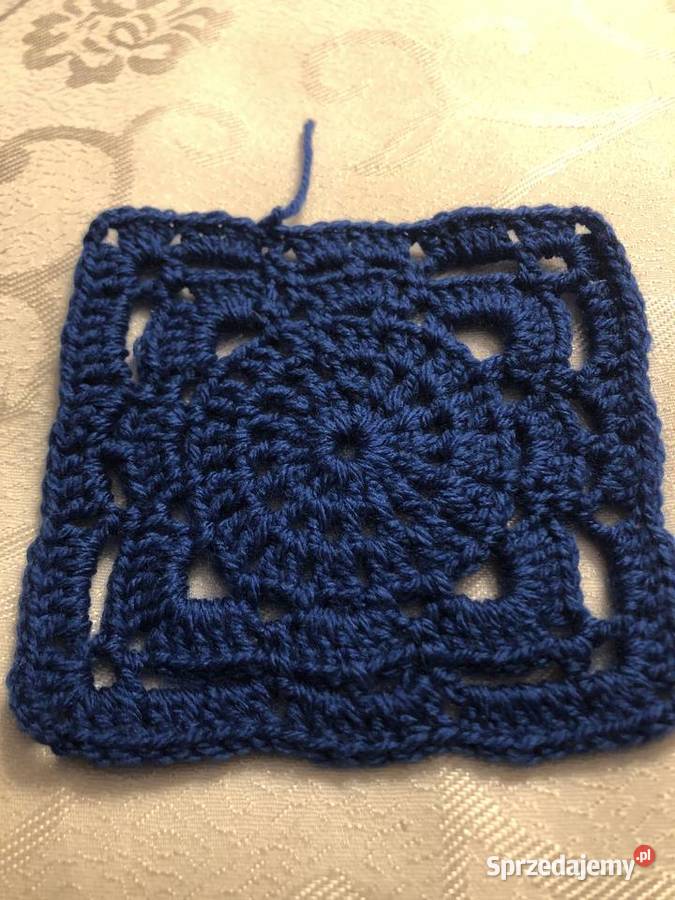 kwadrat babuni rękodzieło pled poduszka 1314 29 Zegrze