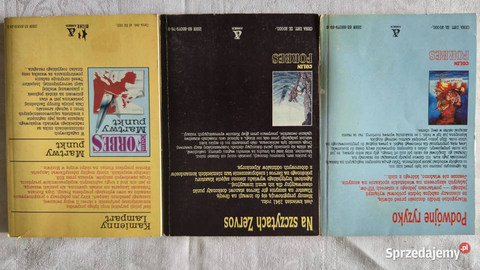 Colin Forbes zestaw książek Pozostałe Gliwice