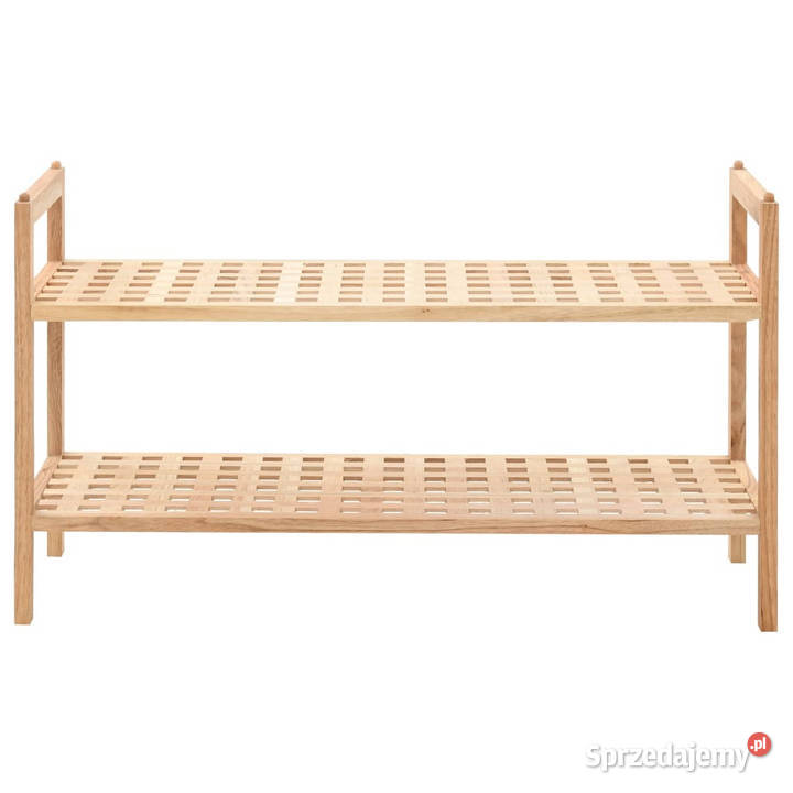 Półka na buty z drewna orzecha włoskiego 69 x 26