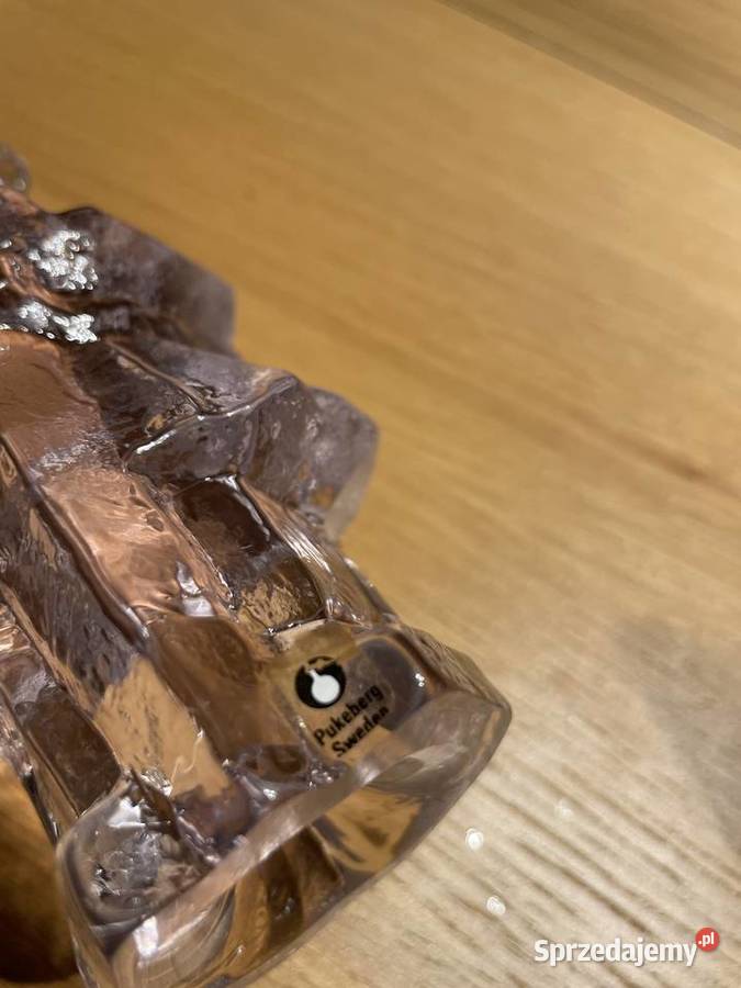 Viking szklany przycisk do papieru Pukeberg Porcelana i szkło Pruszcz Gdański sprzedam