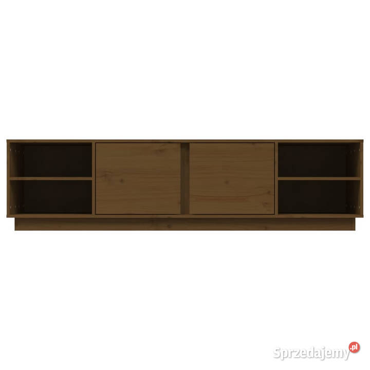 Szafka pod TV miodowy brąz 156x40x40 lite drewno mazowieckie Warszawa