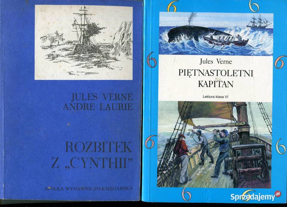 Piętnastoletni kapitan Rozbitek z Cynthii Verne Rok wydania 1990 zachodniopomorskie Szczecin