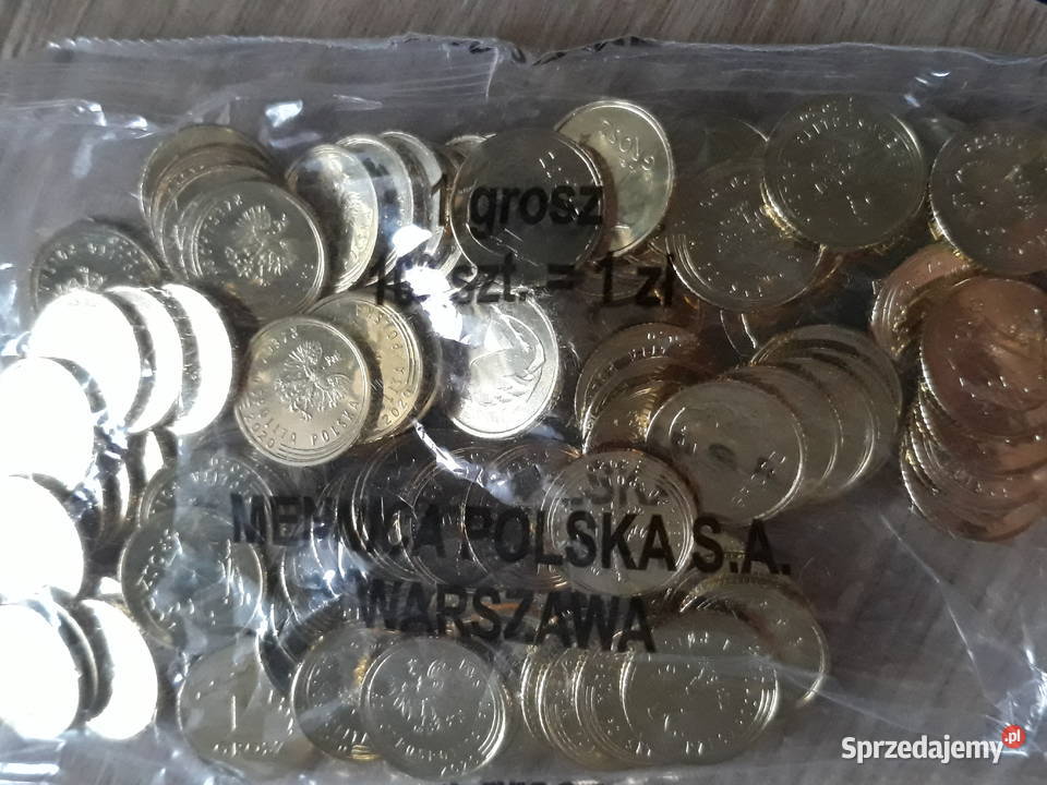1 Grosz x 100 2020 rmenniczy woreczek Konin
