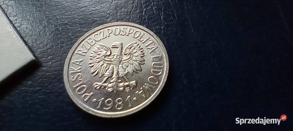 Stare monety 10 groszy 1981 PRL Polska piękna Numizmatyka Numizmatyka Lesko sprzedam