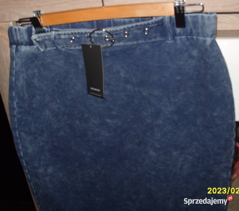 Sspódniczka ala jeans z paseczkiem Reservedr LXL wielkopolskie Rawicz sprzedam