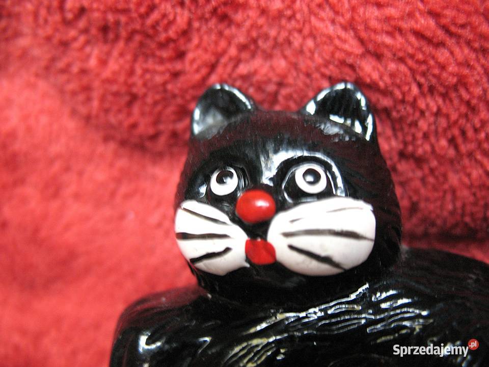 Kot Bofrost Niemcy 1995 mała figurka 35 x 45 x czarny