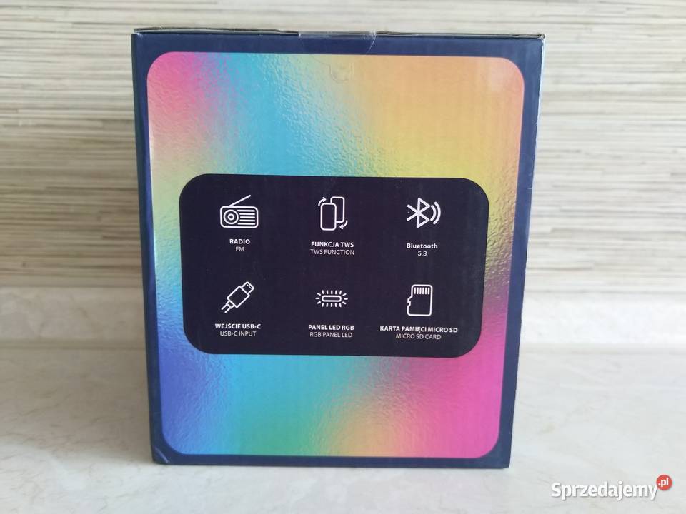 NAJTANIEJ Głośnik Bezprzewodowy 5W BT 53 RGB Zabrze