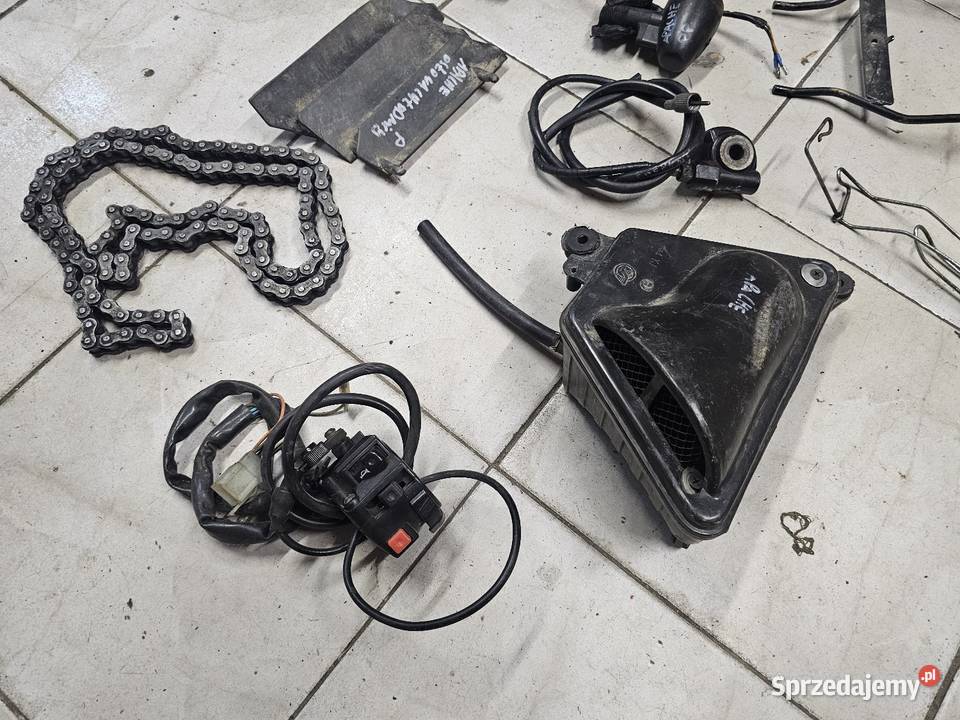 Por Apche 125 cross części airbox linka stelaż