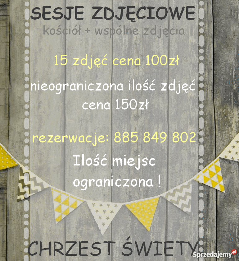 Fotograf Na Chrzest święty Najtaniej Promocja Warszawa Sprzedajemypl