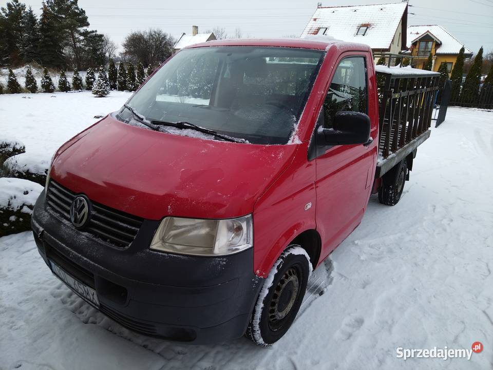 VW TRANSPORTER T5 2006r 20 BENZ GAZ LPG czerwony sprzedam