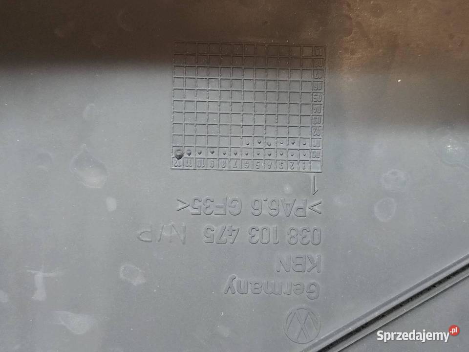 POKRYWA ZAWORÓW 038103469R 19 TDI VW Volkswagen osobowe sprzedam