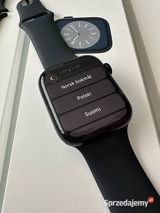 Apple Watch 8 GPS Cellular 45mm Czarny mazowieckie Warszawa