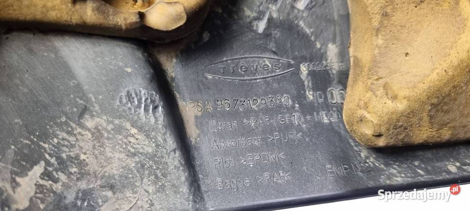 OSŁONA CITROEN C5 9673129380 osobowe Części samochodowe Lipno