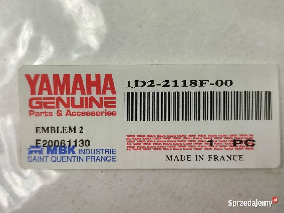 NAKLEJKA NA BAK PR STR YAMAHA XT 660X 2006