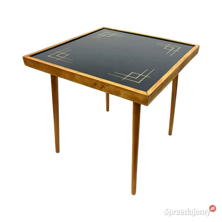 Stolik kawowy Alfred Busch Niemcy lata 60 szkło Warszawa