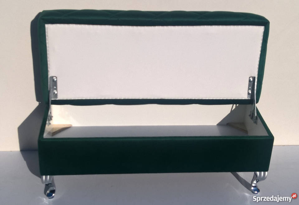 PUFA ŁAWKA CARO plusz aksamit 40cm Poznań sprzedam